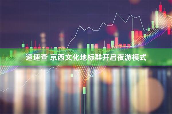 速速查 京西文化地标群开启夜游模式