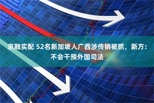 京融实配 52名新加坡人广西涉传销被抓，新方：不会干预外国司法